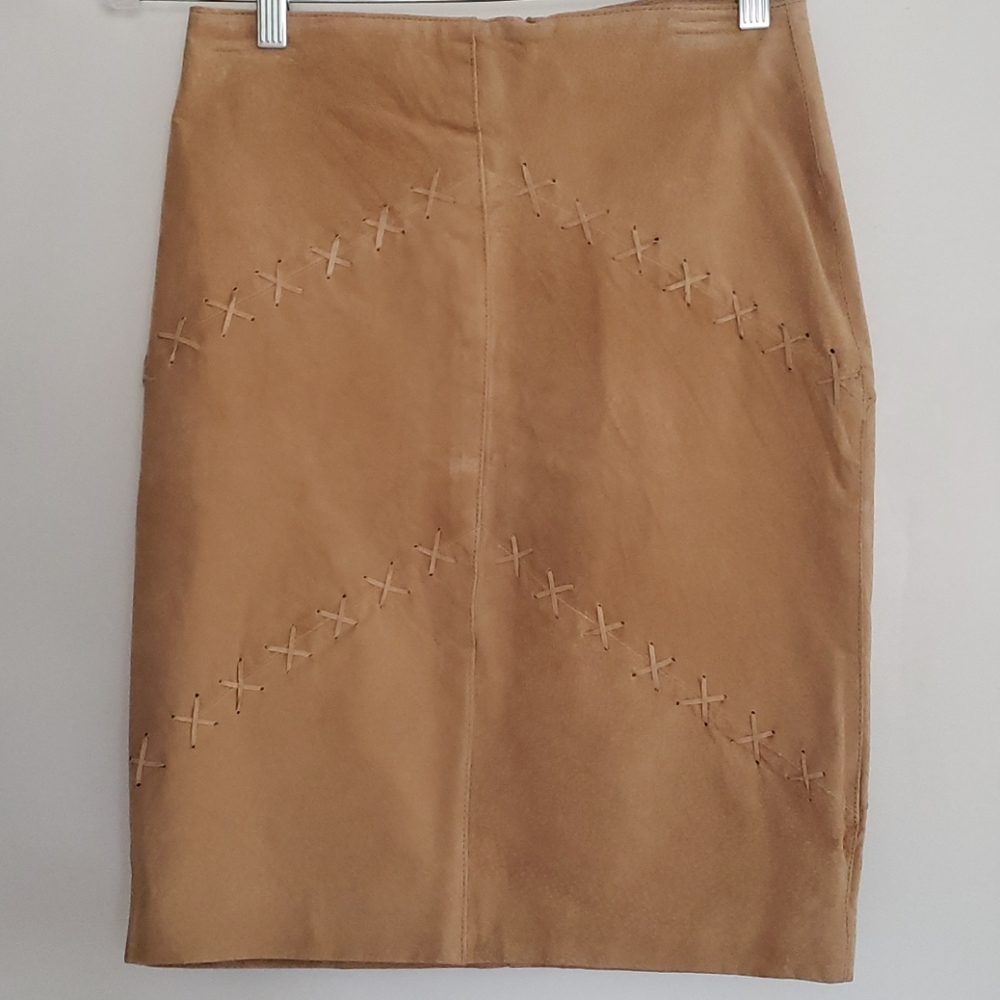 NWT Vintage Rave Suede Skirt Size 9